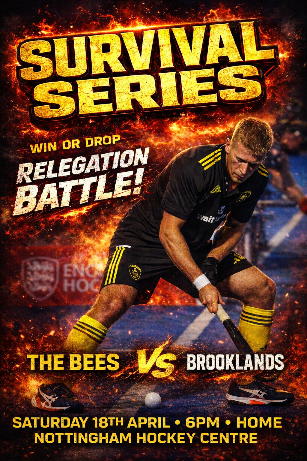 Survival Series promotional artwork for Beeston Men's 1st Team