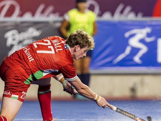 Ben Wall in action for Wales