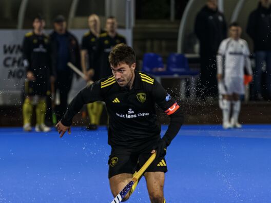 Beeston captain Gareth Griffiths in action