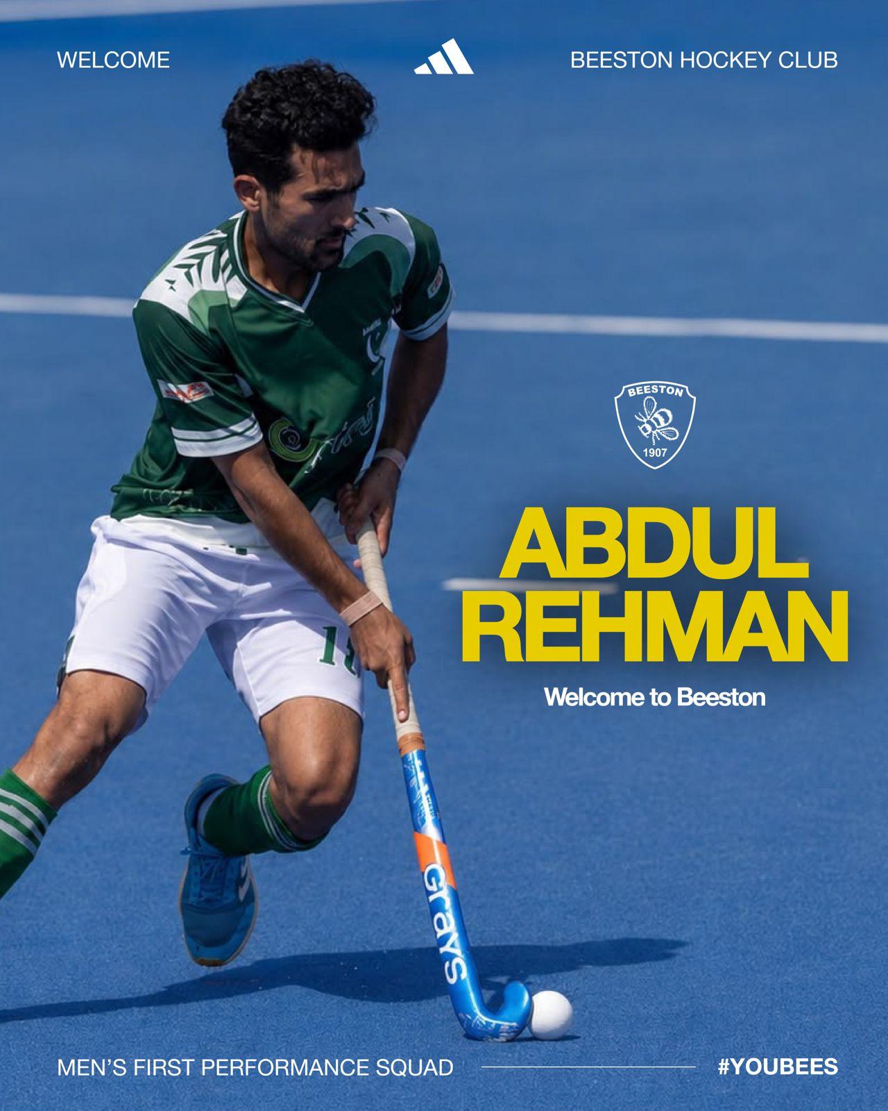 Abdul Rehman — welcome to Beeston announcement