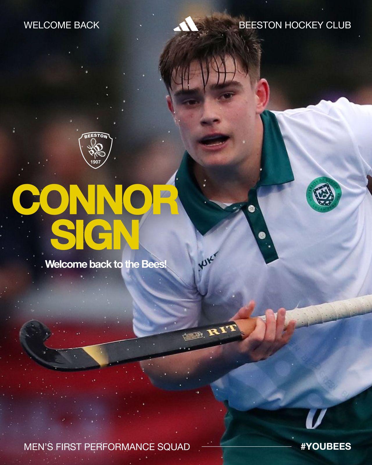 Connor Sign — welcome back to the Bees announcement