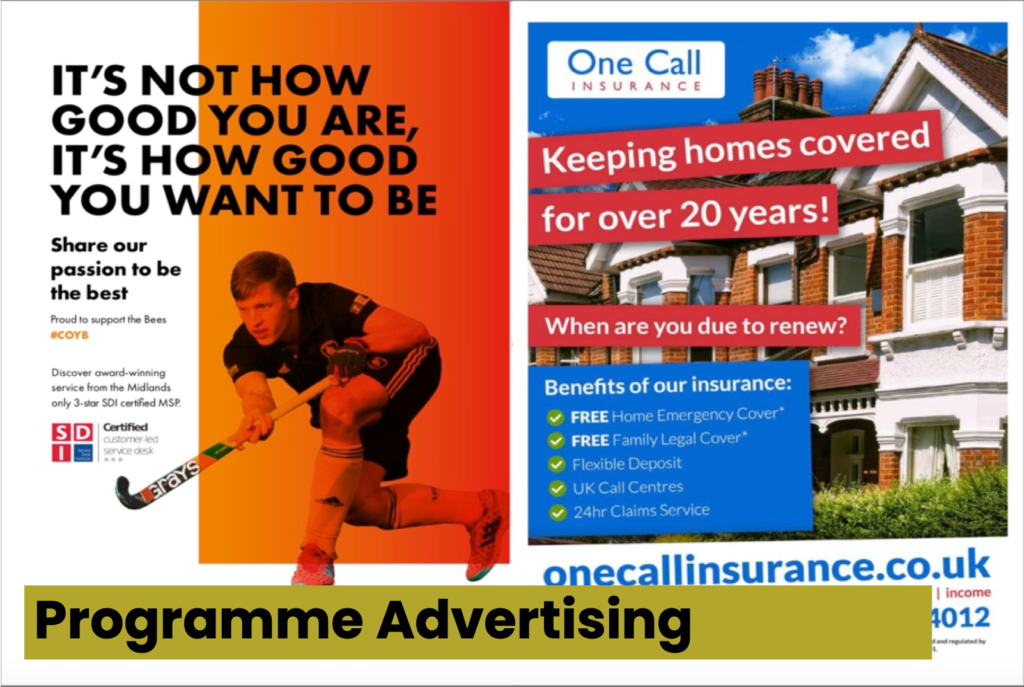 Programme Advertising
